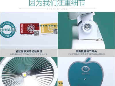劳士消防应急照明灯双头疏散指示灯LED安全出口停电应急灯国标5W图5