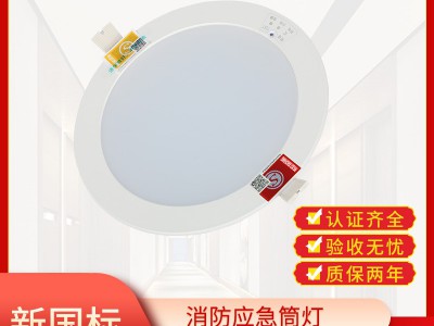敏华消防应急筒灯 led消防应急灯嵌入式停电应急照明灯一体化射灯