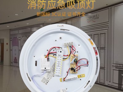 消防应急照明lLED吸顶灯感应灯楼道商用声光控人体停电走廊照明灯图2