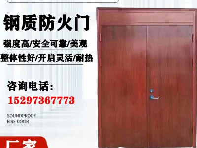 钢质防火门厂家 热转印木纹钢质防火门 办公楼防火门