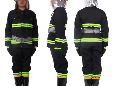 02普通款式消防服战斗服防火阻燃套装抢险救援服消防员服装五件套