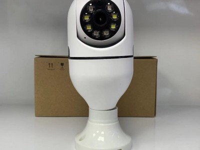 云蚁5G灯头360度全景灯泡摄像头家用无线WiFi高清手机远程监控器