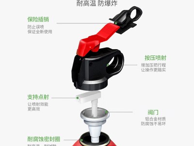 小型车载灭火器水基型600ml手提式便携家用车用灭火器可灭电火图2