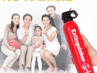 小型车载灭火器水基型600ml手提式便携家用车用灭火器可灭电火图3