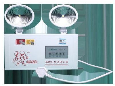 劳士安全出口指示双头消防应急灯 壁挂式双头应急高亮消防照明灯图5