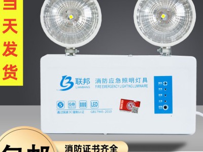 应急灯批发消防应急照明灯LED双头消防灯指示灯厂家直销图3