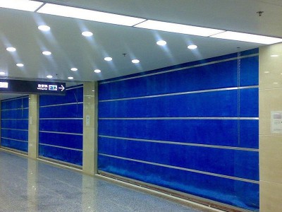厂家生产批发防火卷帘门无机布消防防火卷帘门钢制防火卷帘门图2