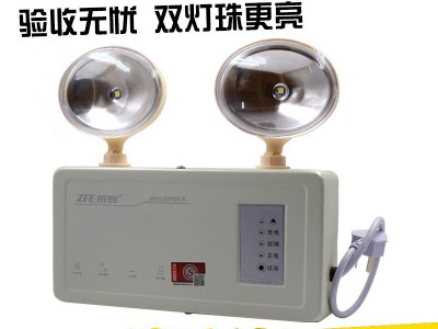 厂家直销 振辉LED双头消防应急照明灯具ZF-202中山消防应急灯批发图2