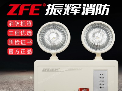 厂家直销 振辉LED双头消防应急照明灯具ZF-202中山消防应急灯批发图3