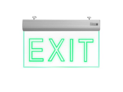 安全出口应急指示灯消防应急照明灯EXIT消防通道警示灯疏散出口灯图5