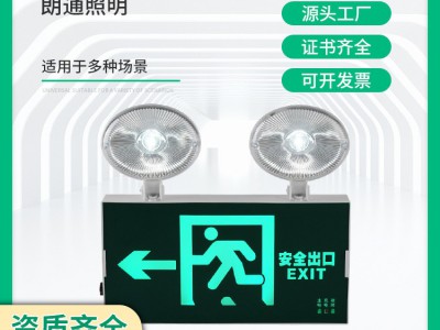 现货 消防应急灯多功能led安全出口指示灯停电 防爆应急照明灯图2