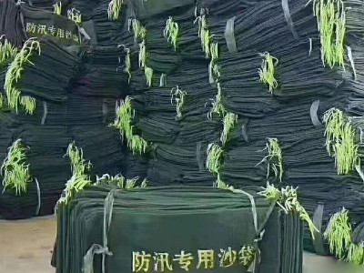 防洪防汛沙袋抽绳沙袋 加厚帆布自吸水膨胀袋应急堵水消防沙包图2