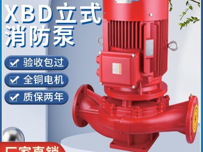 消防水泵室内消火栓系统喷淋泵XBD立式单级消防泵 消防稳压给水泵图4