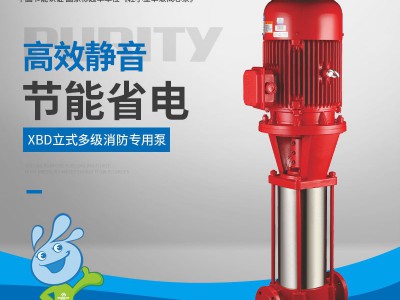 普轩特XBD-(I)立式多级消防泵PV4*7/1.5消防专用泵厂家直销图2