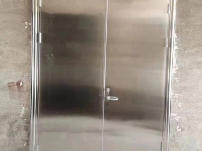 不锈钢防火门 单开双开防火门 工业平开门不锈钢平移门厂家供应图4
