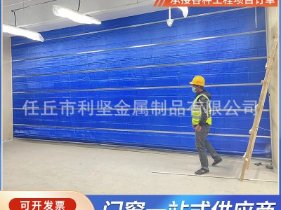 特级无机布防火卷帘门双帘双轨 商场地下车库工程电动消防卷帘门