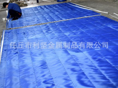 特级无机布防火卷帘门双帘双轨 商场地下车库工程电动消防卷帘门图2