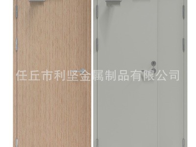 免漆木制防火门消防门 学校医院宾馆工程平开式静音钢木质进户门图2