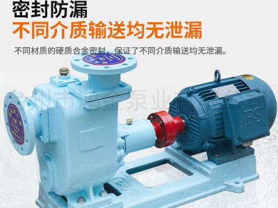 卧式自吸离心泵密封防漏抽水增压泵鸿金厂家直供80CWZ-14船用水泵图2