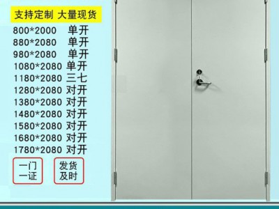 厂家供应现货消防防火门 钢制防火门 甲乙丙 超大防火门 多种颜色