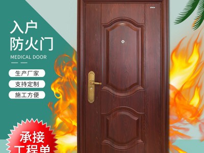 入户门子母钢制工程防火门家用入户门隔音钢质别墅大门防火门