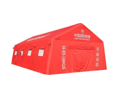 充气式帐篷 消防救援救灾帐篷 户外指挥抢险充气帐篷图5