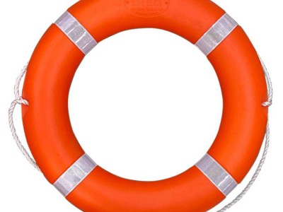船用应急防汛漂浮圈2.5kg加厚泡沫紧急救生圈海事船舶水域游泳圈图5