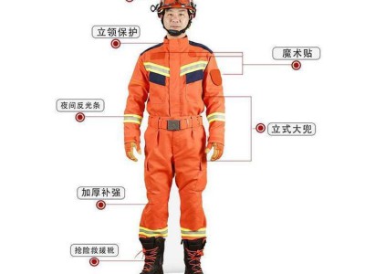 20式消防员抢险救援防护服森林消防扑火灭火防护服训练服厂家图3