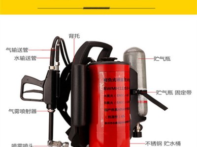 移动式细水雾灭火装置QWLB12背负式细水雾灭火水枪图5