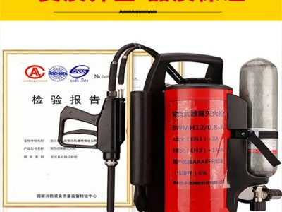 移动式细水雾灭火装置QWLB12背负式细水雾灭火水枪