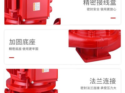 消防水泵XBD立式单级消防泵 室内消火栓给水泵 自动喷淋图4