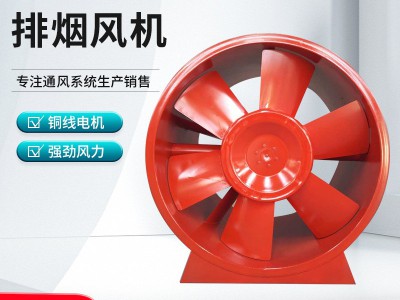 高温轴流式屋顶增压补风机低噪混流排烟风机双速管道消防 排烟风机图2