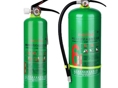 水基灭火器家用便携车载绿色环保水基商用工厂6L国标消防认证图5