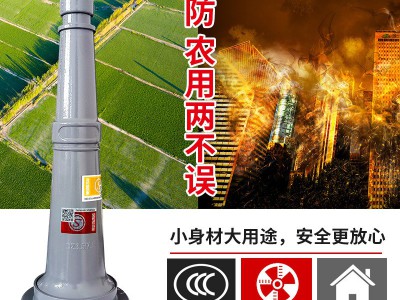 消防水枪头65/2.5寸内扣式直流水枪农用水带喷头水管水袋接扣水枪图2