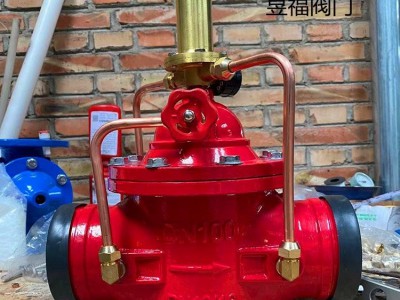 500X 沟槽泄压持压阀 安全阀泄水阀 卡箍泄压阀球墨铸铁图3