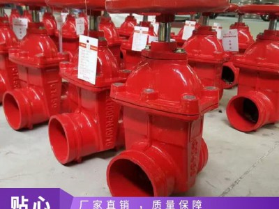 京功消防管道沟槽式闸阀 Z85X-16Q 卡抱式 DN150 200 100 125 65图3