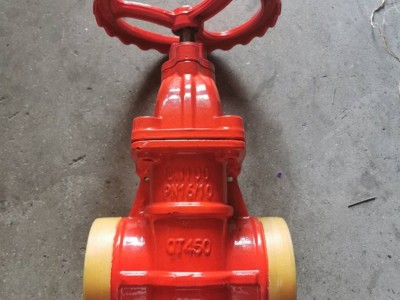 爆品 厂家现货防护铜芯闸阀 一特阀门 消防管道暗杆法兰闸阀 现货图2