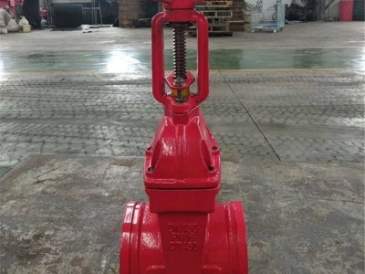 爆品 厂家现货防护铜芯闸阀 一特阀门 消防管道暗杆法兰闸阀 现货图4