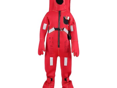 船用浸水保温服I型Ⅱ型连体救生服水上防寒保暖救生服船检CCS证书图5