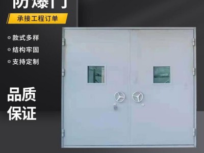 领航门窗 带玻璃防火门 烤漆A级防爆门 密封性好图3