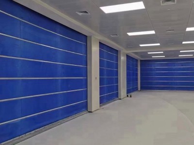 防火门卷帘门源头厂家商铺车库别墅商贸市场仓库厂房伸缩门图2