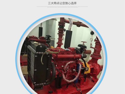 柴油机消防泵组XBC4.5/5-D 全自动柴油机消火栓泵 消防增压图3