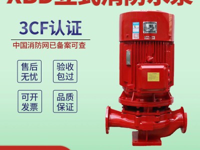 XBD立式消防水泵 室内外消火栓泵 增压稳压设备多级泵 潜水喷淋泵图2