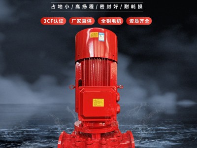 冠泉立式单级立式多级卧式单级多级消防泵，消防泵组不锈钢铸铁图3