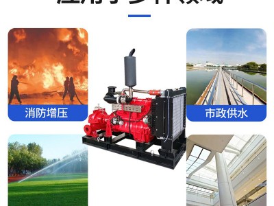 厂家直供柴油消防泵卧式应急高扬程救援柴油驱动消防泵图4