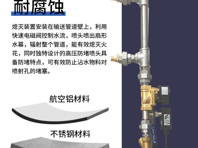 厂家直销火花探测器木粉面粉饲料纺织金属粉尘火花探测及熄灭系统图5