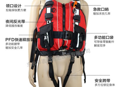 消防水域救援救生衣救援队救生衣nrs救生衣PFD白水激流救生衣图4