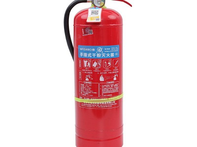 家用干粉灭火器箱子4kg1只装组合套装4公斤商用仓库工厂消防器材图3