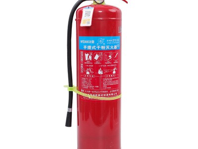 家用干粉灭火器箱子4kg1只装组合套装4公斤商用仓库工厂消防器材