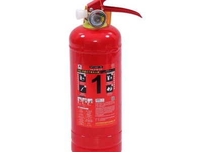 手提式干粉灭火器1kg消防器材车载 家用办公手提式干粉灭火器图2